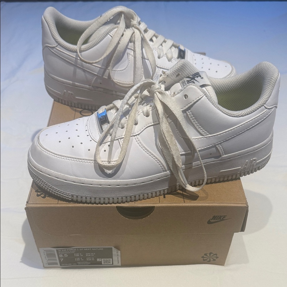 Nike White Air Force 1 Next Nature Sneakers